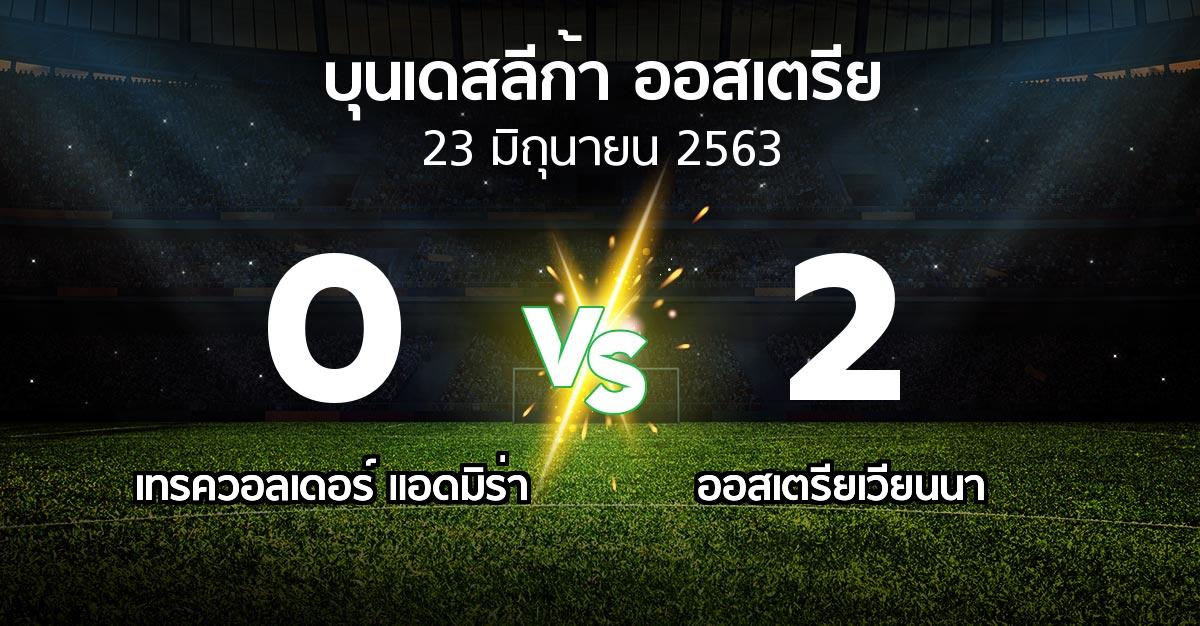 ผลบอล : เทรควอลเดอร์ แอดมิร่า vs ออสเตรียเวียนนา (บุนเดสลีก้า-ออสเตรีย 2019-2020)