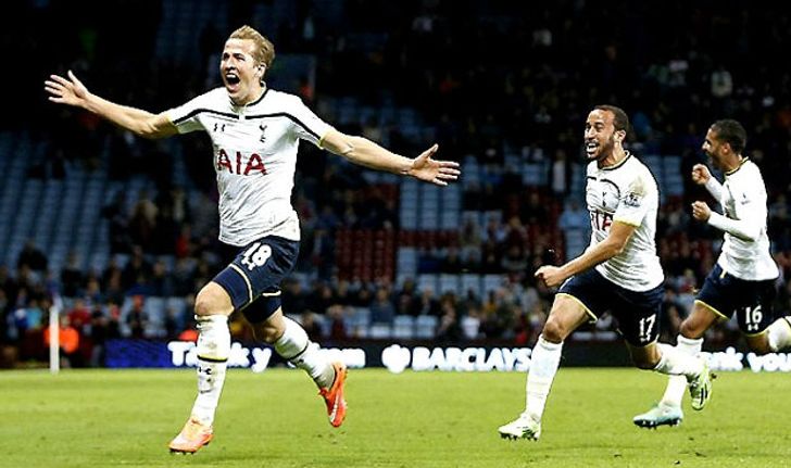 โปเช็ตติโน่ยกเคนฮีโร่นำไก่แซงชนะวิลล่า 2-1