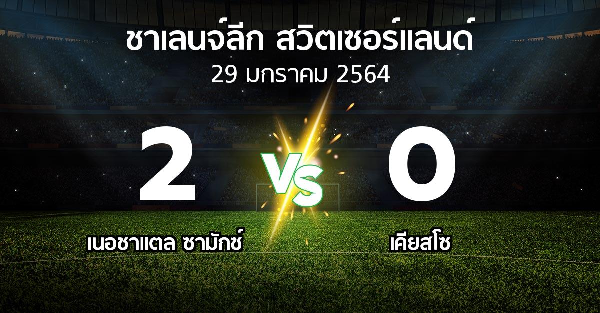 ผลบอล : เนอชาแตล ซามักซ์ vs เคียสโซ (ชาเลนจ์-ลีก-สวิตเซอร์แลนด์ 2020-2021)