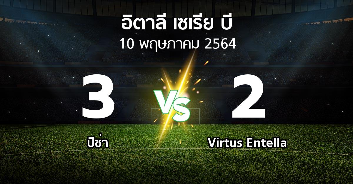 ผลบอล : ปิซ่า vs Virtus Entella (อิตาลี-เซเรีย-บี 2020-2021)