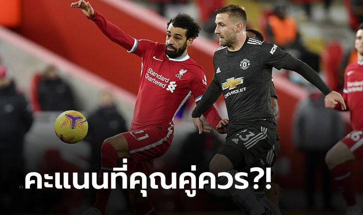 ตัดเกรด แข้งลิเวอร์พูล - แมนฯ ยูไนเต็ด ในเกมแดงเดือดไร้สกอร์