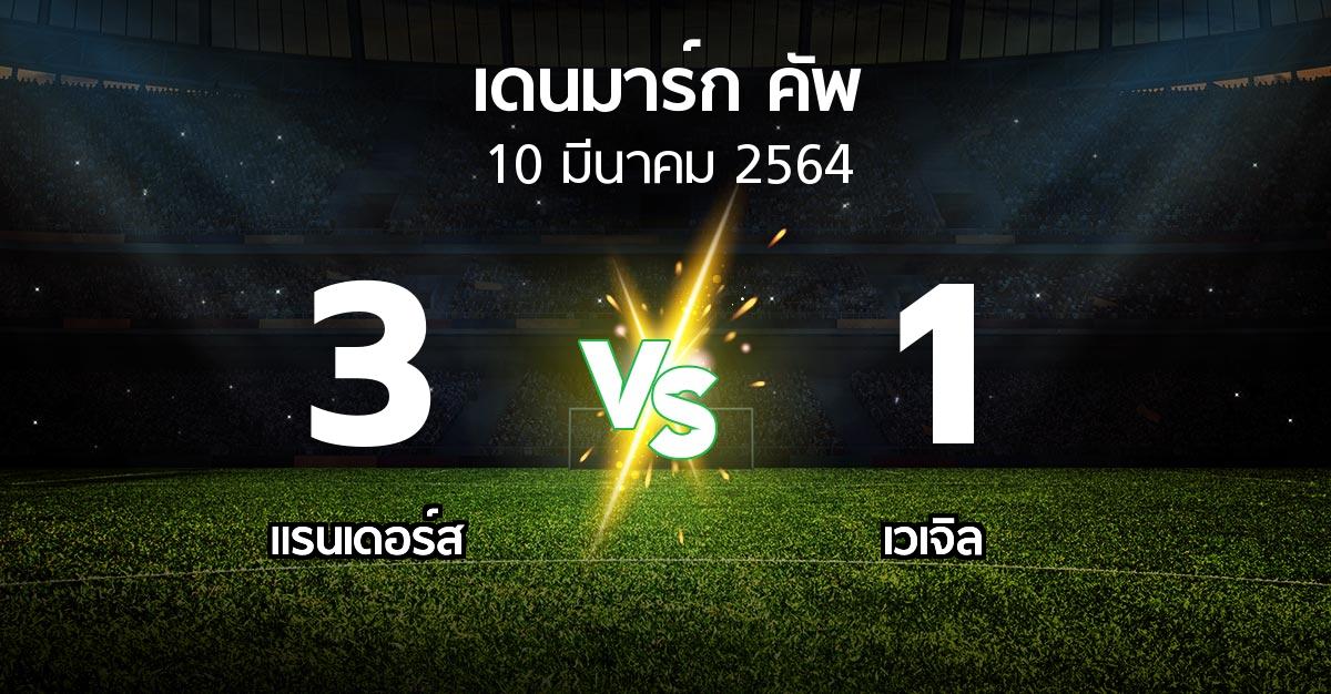 ผลบอล : แรนเดอร์ส vs เวเจิล (เดนมาร์ก-คัพ 2020-2021)