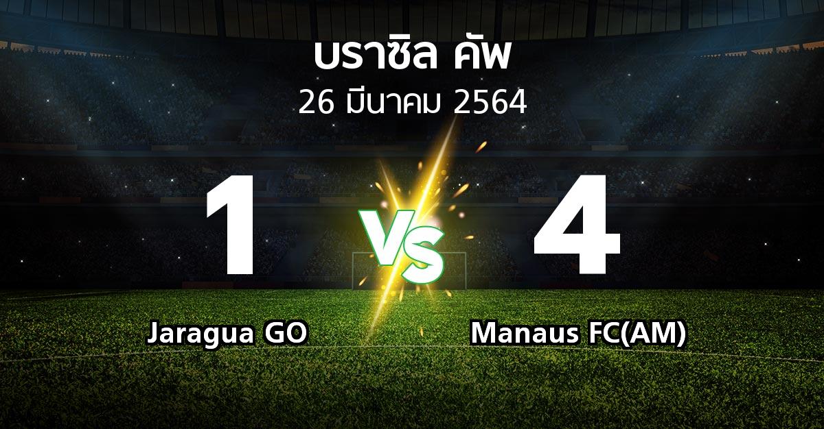 ผลบอล : Jaragua GO vs Manaus FC(AM) (บราซิล-คัพ 2021)