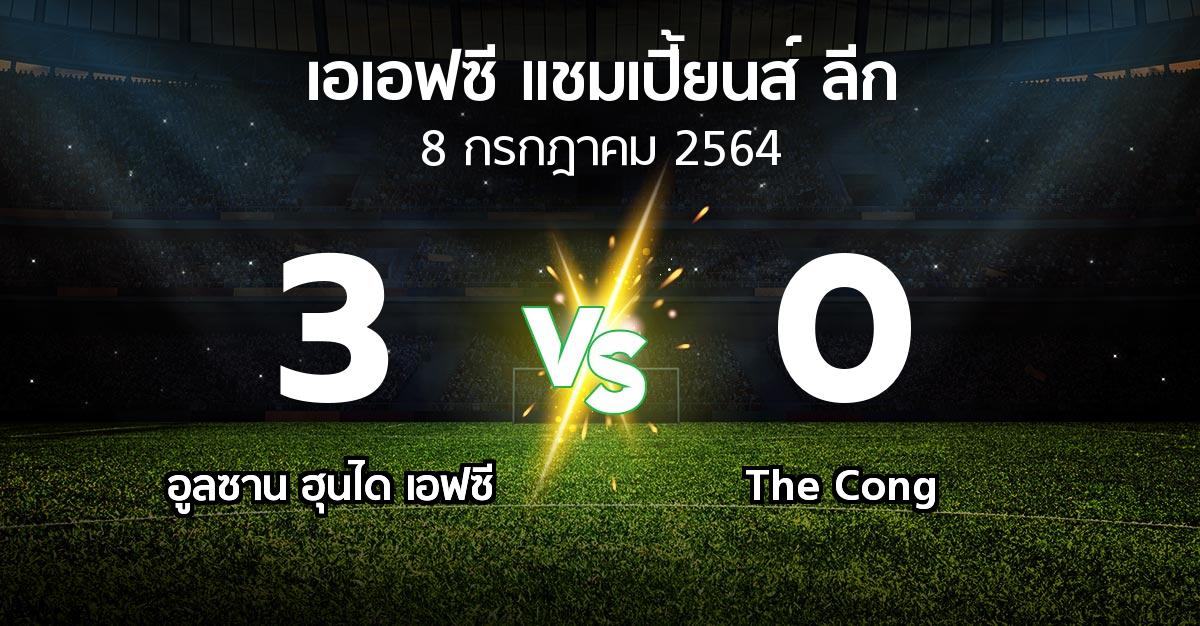 ผลบอล : อูลซาน ฮุนได เอฟซี vs The Cong (เอเอฟซีแชมเปี้ยนส์ลีก 2021)
