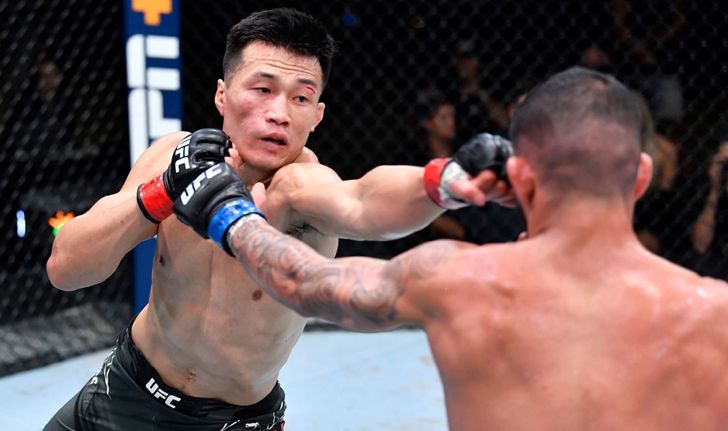 "ซอมบี้เกาหลี" ไล่ทุบชนะคะแนน "อิเก" ศึก UFC FIGHT NIGHT