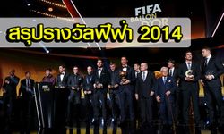 สรุปรางวัลต่างๆของสหพันธ์ฟุตบอลนานาชาติ (ฟีฟ่า) ประจำปี 2014