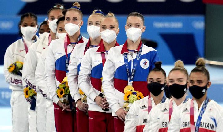 สาวรัสเซีย (ROC) ผงาดคว้าเหรียญทองยิมนาสติกทีมหญิงรวมอุปกรณ์