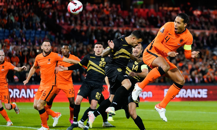 เนเธอร์แลนด์ รัวยิง ยิบรอลตาร์ 6-0 นำโด่งจ่าฝูงกลุ่ม จี