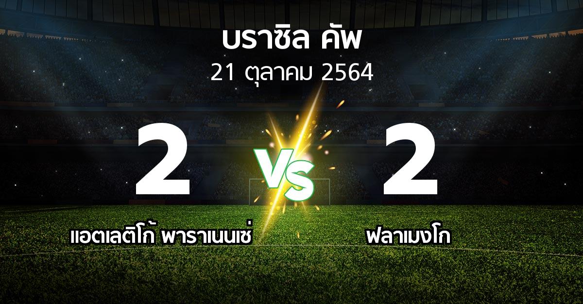 ผลบอล : แอตเลติโก้ พาราเนนเซ่ vs ฟลาเมงโก (บราซิล-คัพ 2021)