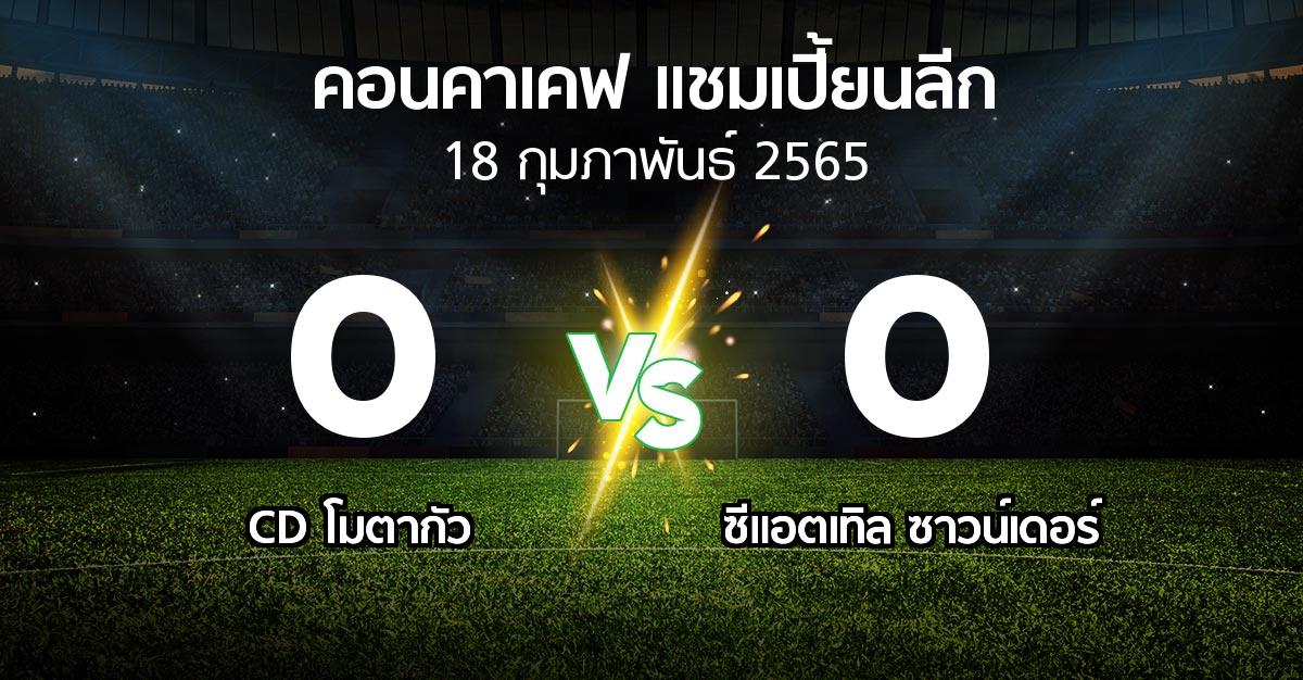 ผลบอล : CD โมตากัว vs ซีแอตเทิล ซาวน์เดอร์ (คอนคาเคฟ-แชมเปี้ยนลีก 2022)