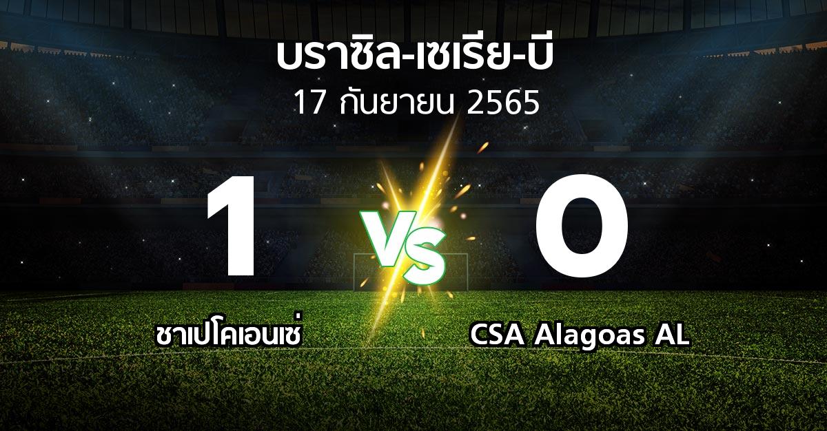 ผลบอล : ชาเปโคเอนเซ่ vs CSA Alagoas AL (บราซิล-เซเรีย-บี 2022)