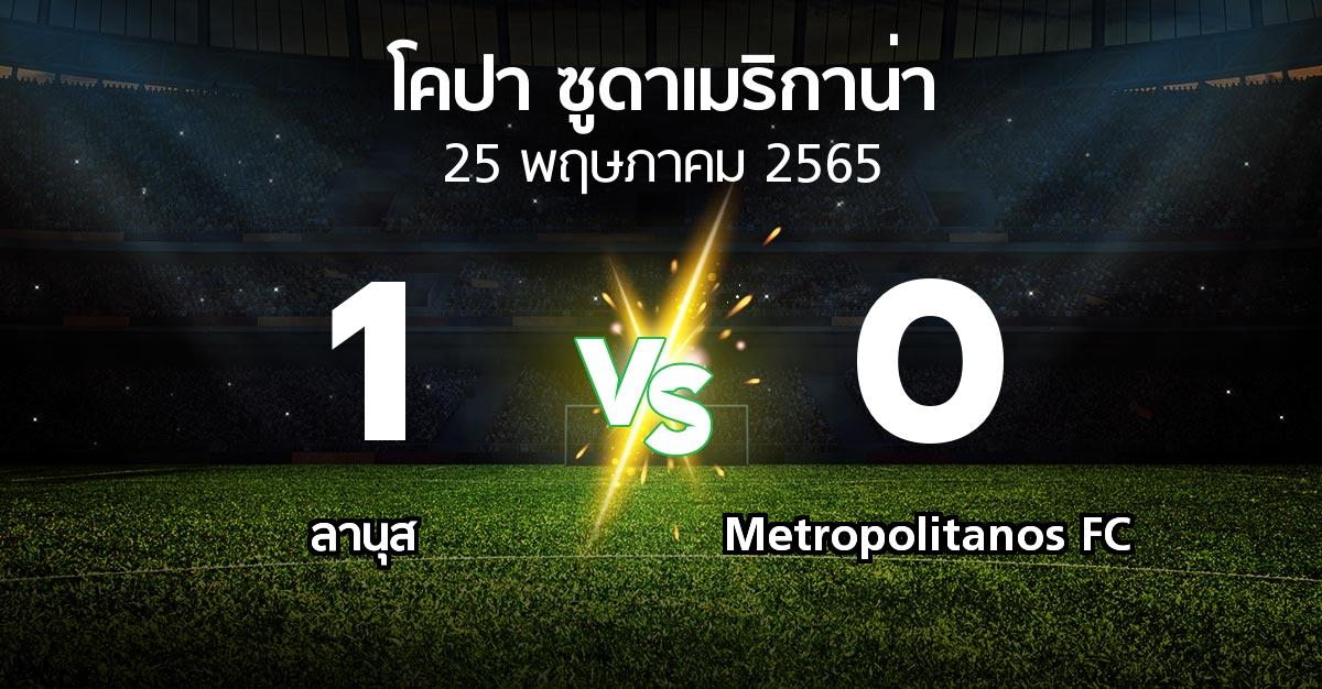 ผลบอล : ลานุส vs Metropolitanos FC (โคปา-ซูดาเมริกาน่า 2022)