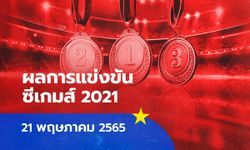 ผลการแข่งขันกีฬาซีเกมส์ 2021/22 ประจำวันที่ 21 พ.ค.