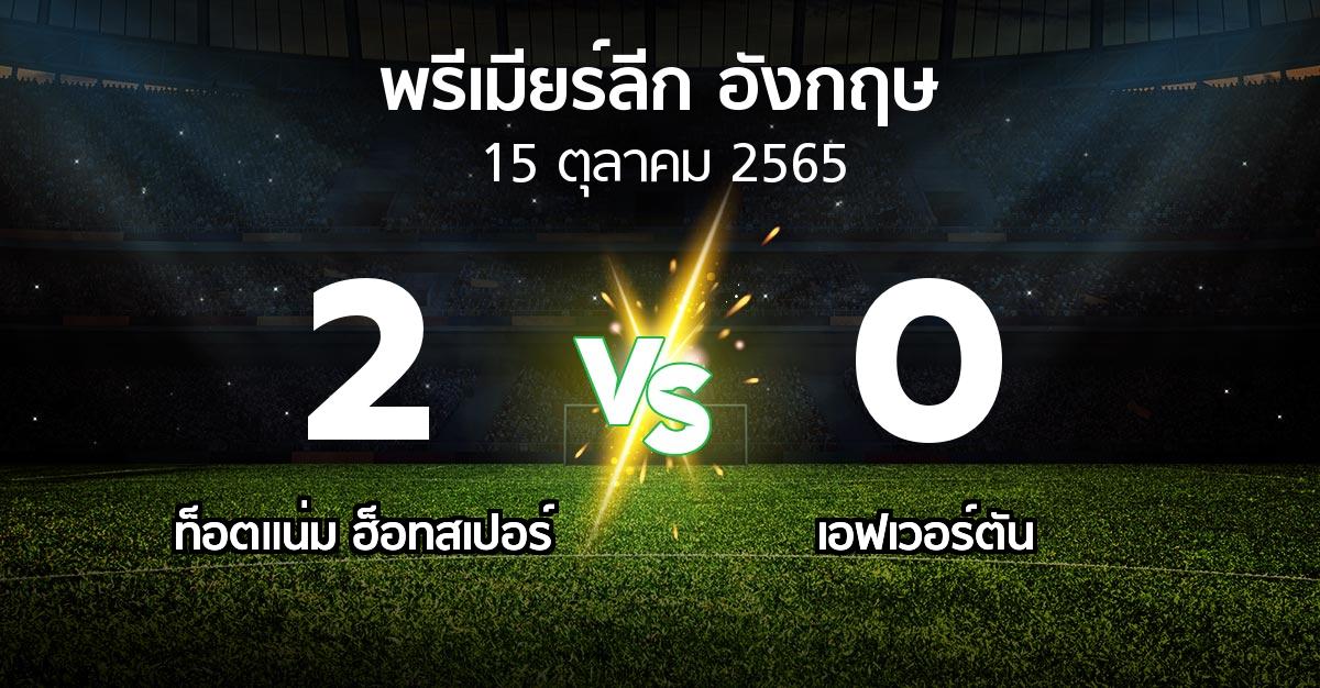 ผลบอล : สเปอร์ส vs เอฟเวอร์ตัน (พรีเมียร์ลีก 2022-2023)