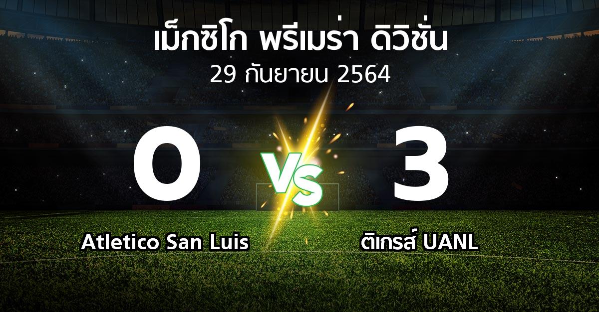 ผลบอล : Atletico San Luis vs ติเกรส์ UANL (เม็กซิโก-พรีเมร่า-ดิวิชั่น 2022-2023)