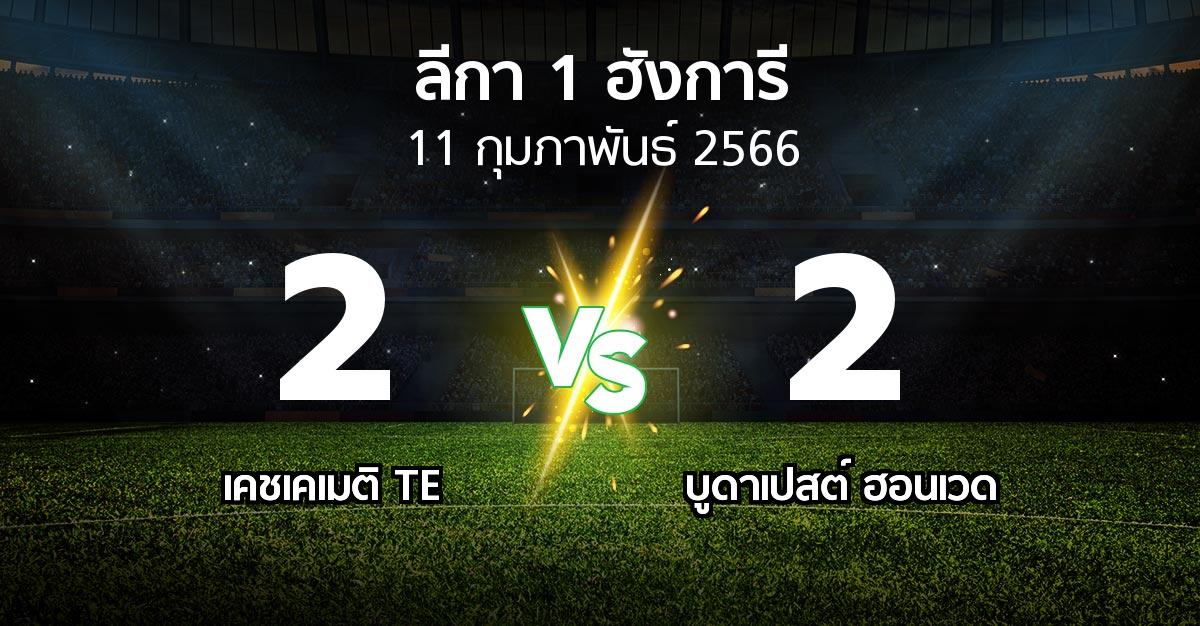 ผลบอล : เคชเคเมติ TE vs บูดาเปสต์ ฮอนเวด (ลีกา-1-ฮังการี 2022-2023)