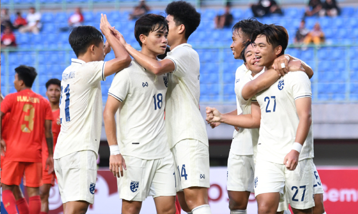 "ณัฐกิตติ์" กดเบิ้ล แข้งไทย U-19 อัด เมียนมา 3-0 ขึ้นนำจ่าฝูงศึกชิงแชมป์อาเซียน