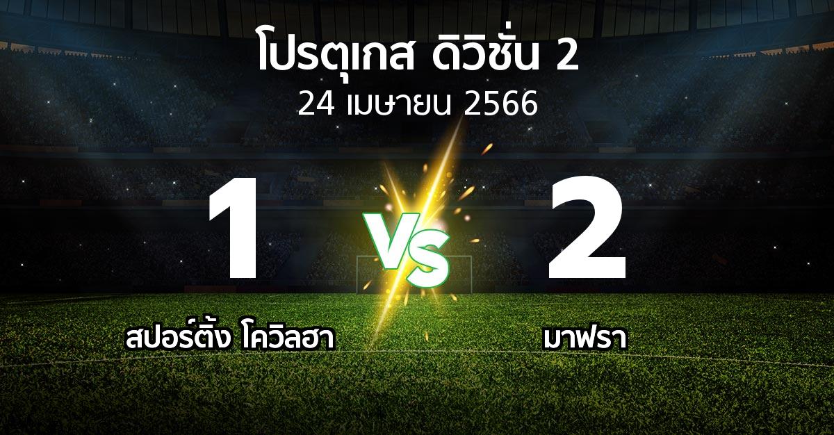 ผลบอล : สปอร์ติ้ง โควิลฮา vs มาฟรา (โปรตุเกส-ดิวิชั่น-2 2022-2023)