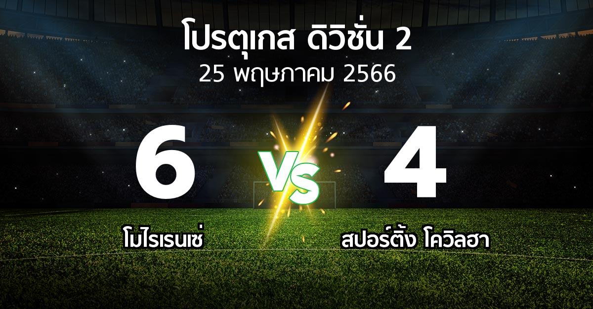 ผลบอล : โมไรเรนเซ่ vs สปอร์ติ้ง โควิลฮา (โปรตุเกส-ดิวิชั่น-2 2022-2023)