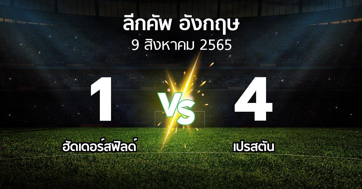 ผลบอล : ฮัดเดอร์สฟิลด์ vs เปรสตัน (ลีกคัพ 2022-2023)