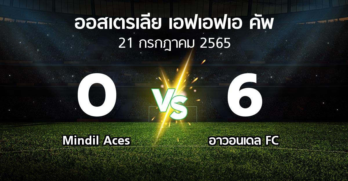 ผลบอล : Mindil Aces vs อาวอนเดล FC (ออสเตรเลีย-เอฟเอฟเอ-คัพ 2022)