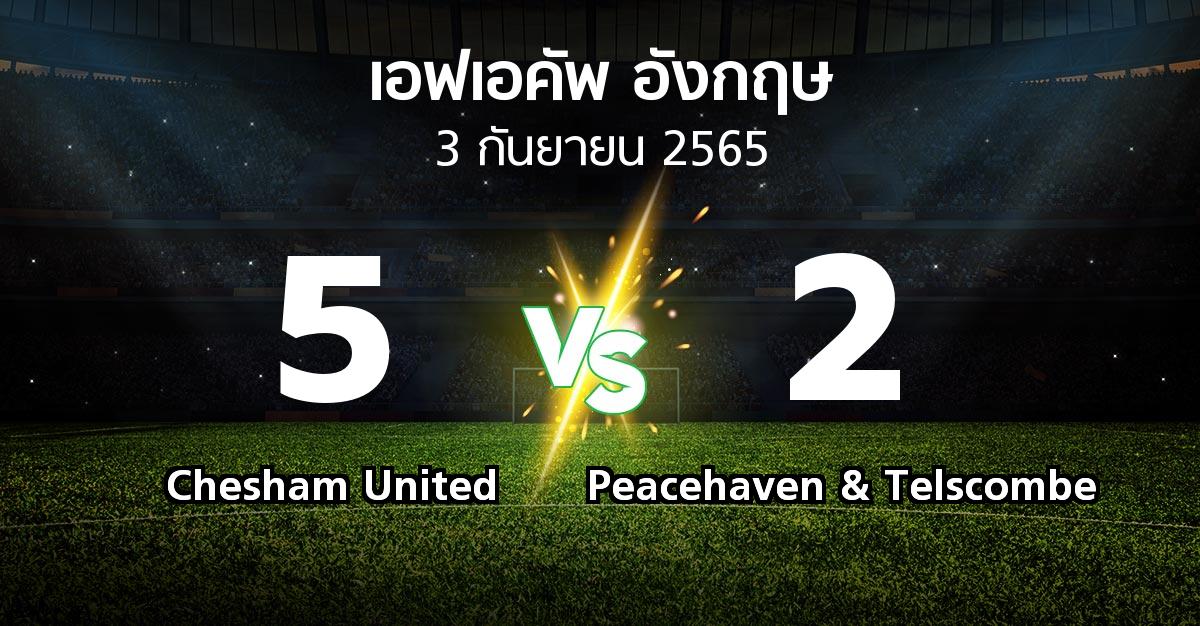ผลบอล : Chesham United vs Peacehaven & Telscombe (เอฟเอ คัพ 2022-2023)