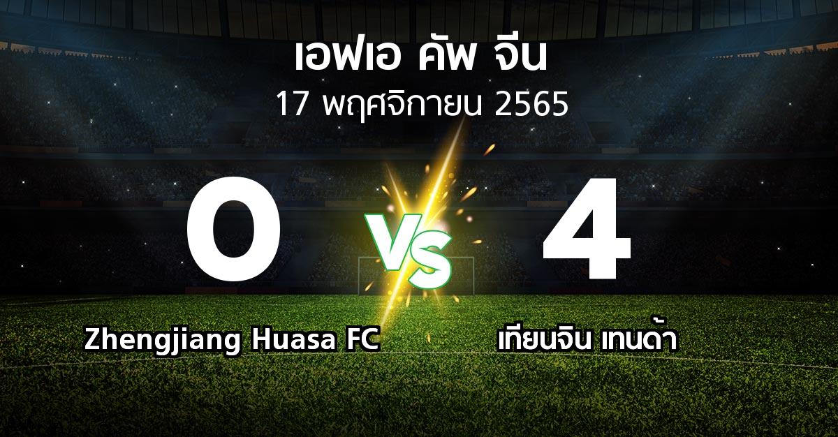 ผลบอล : Zhengjiang Huasa FC vs เทียนจิน เทนด้า (เอฟเอ-คัพ-จีน 2022-2023)