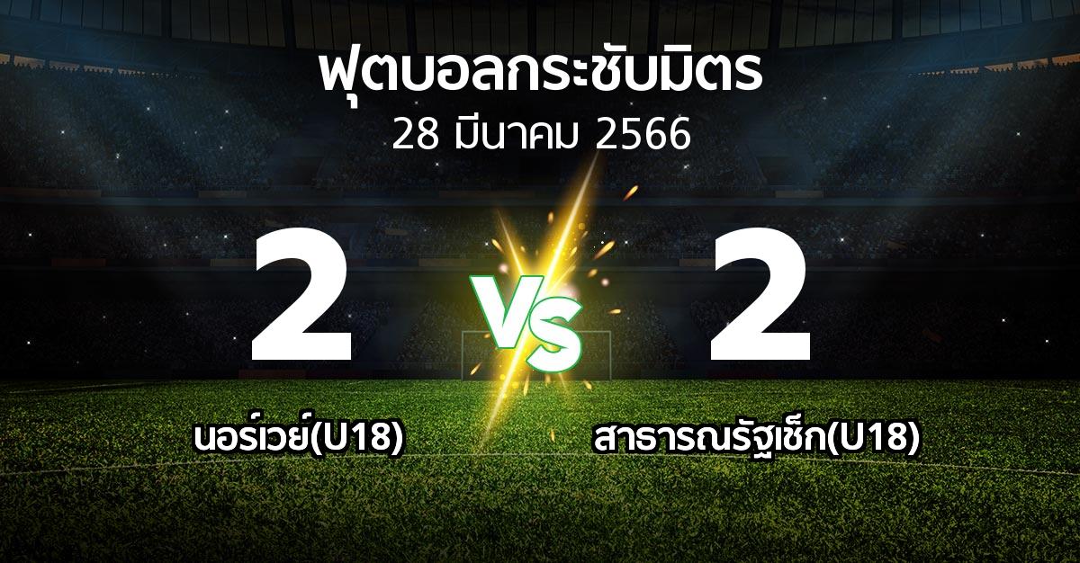 โปรแกรมบอล : นอร์เวย์(U18) vs สาธารณรัฐเช็ก(U18) (ฟุตบอลกระชับมิตร)