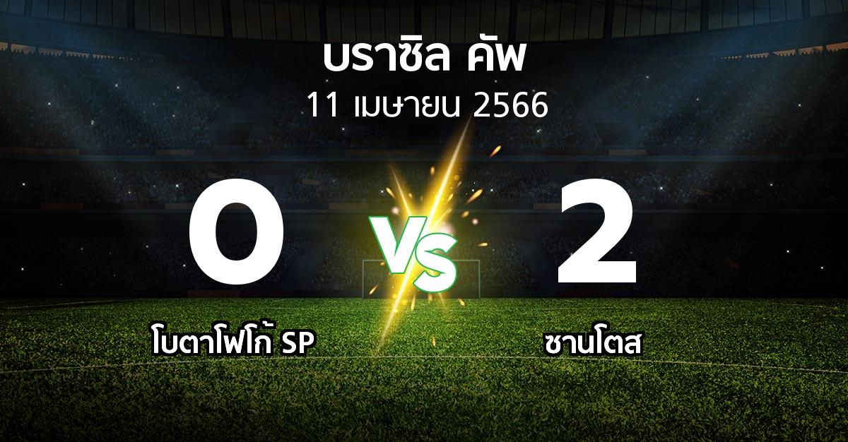 ผลบอล : โบตาโฟโก้ SP vs ซานโตส (บราซิล-คัพ 2023)