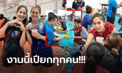 วันเทศกาลก็มีซ้อม! "วอลเลย์บอลหญิงไทย" กับบรรยากาศชุ่มฉ่ำวันสงกรานต์ (ภาพ)