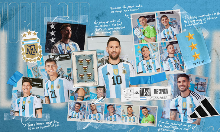 คลิป "ALTA EN EL CIELO"  เรื่องราวภาคต่อ หลังคว้าแชมป์ฟุตบอลโลก 2022 ของเมสซีและทีมอาร์เจนตินา