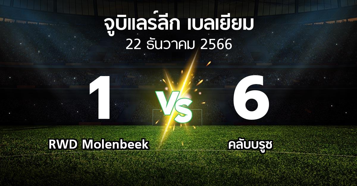 ผลบอล : RWD Molenbeek vs คลับบรูซ (จูบิแลร์ลีก เบลเยียม 2023-2024)