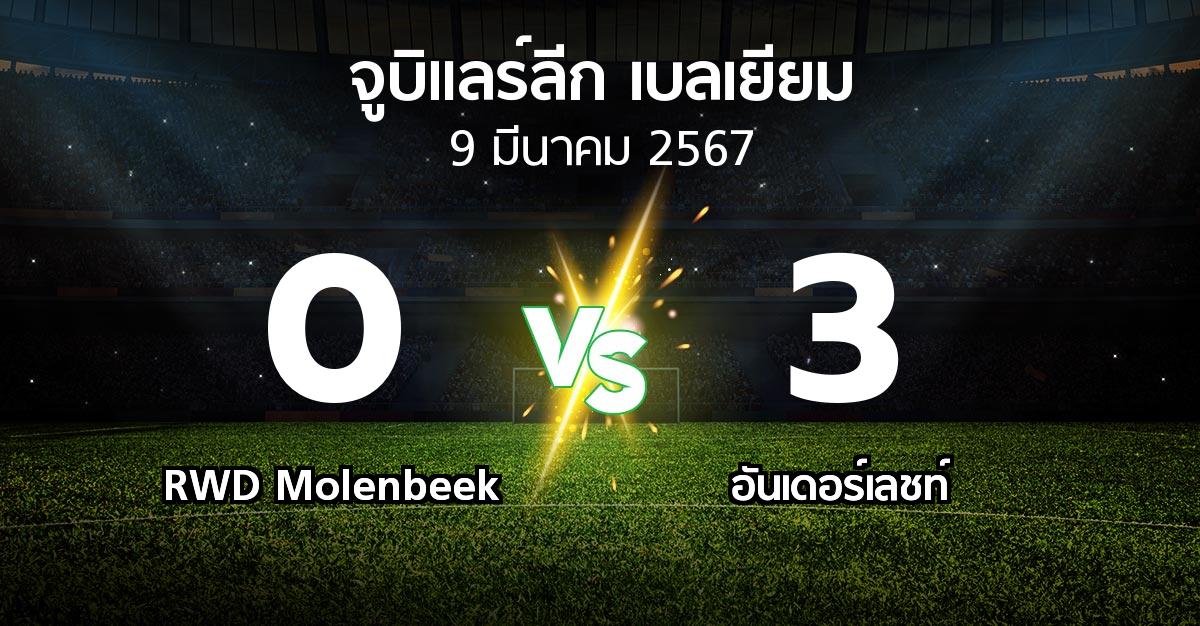 ผลบอล : RWD Molenbeek vs อันเดอร์เลชท์ (จูบิแลร์ลีก เบลเยียม 2023-2024)
