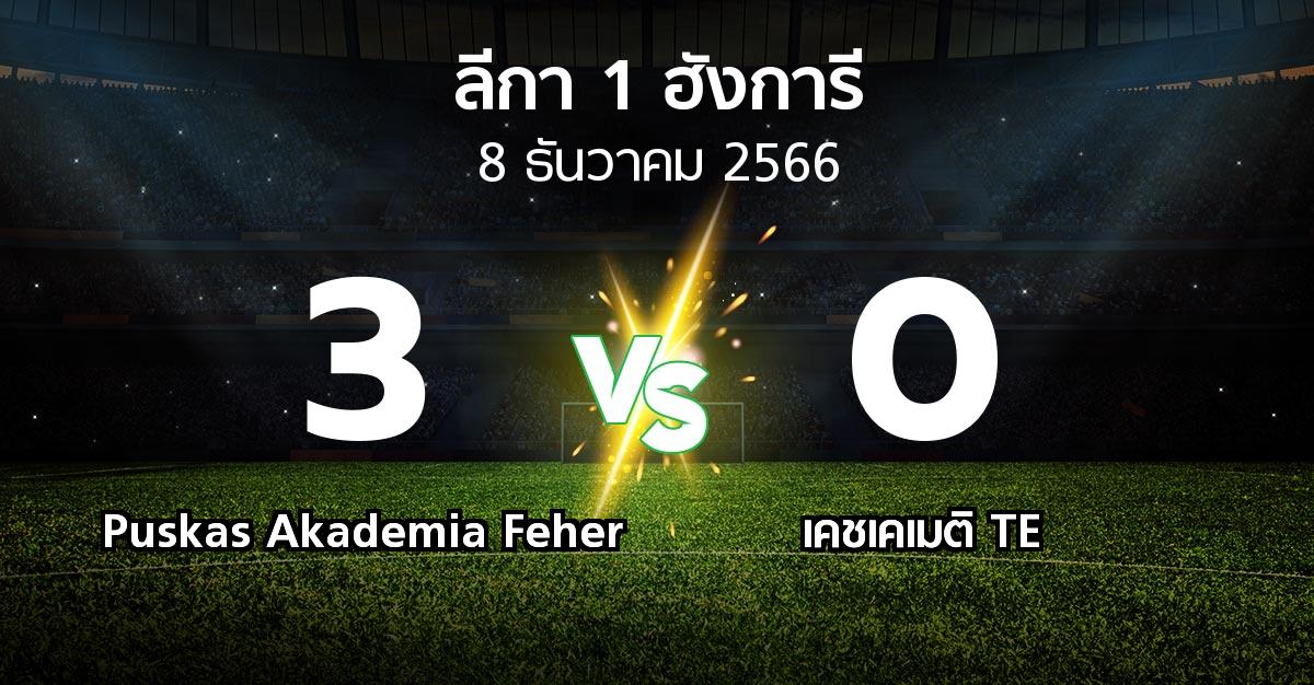 ผลบอล : Puskas Akademia Feher vs เคชเคเมติ TE (ลีกา-1-ฮังการี 2023-2024)