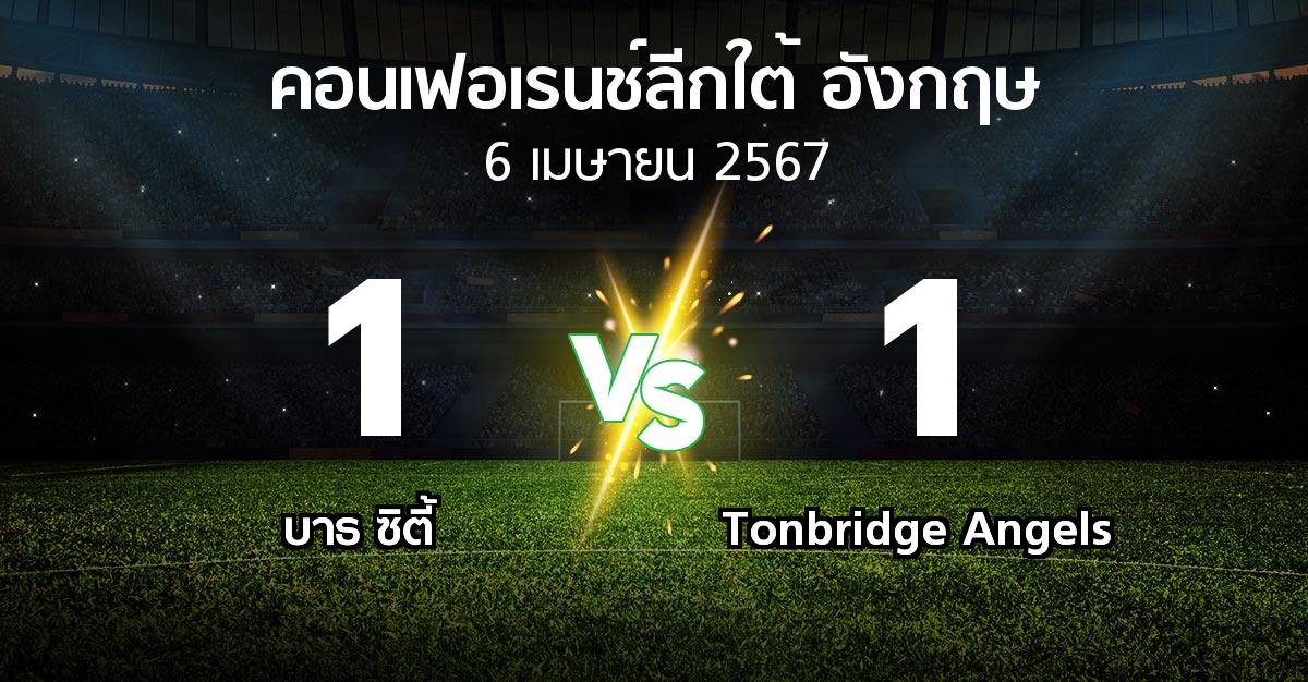 ผลบอล : บาธ ซิตี้ vs Tonbridge Angels (คอนเฟอเรนช์ลีกใต้อังกฤษ 2023-2024)