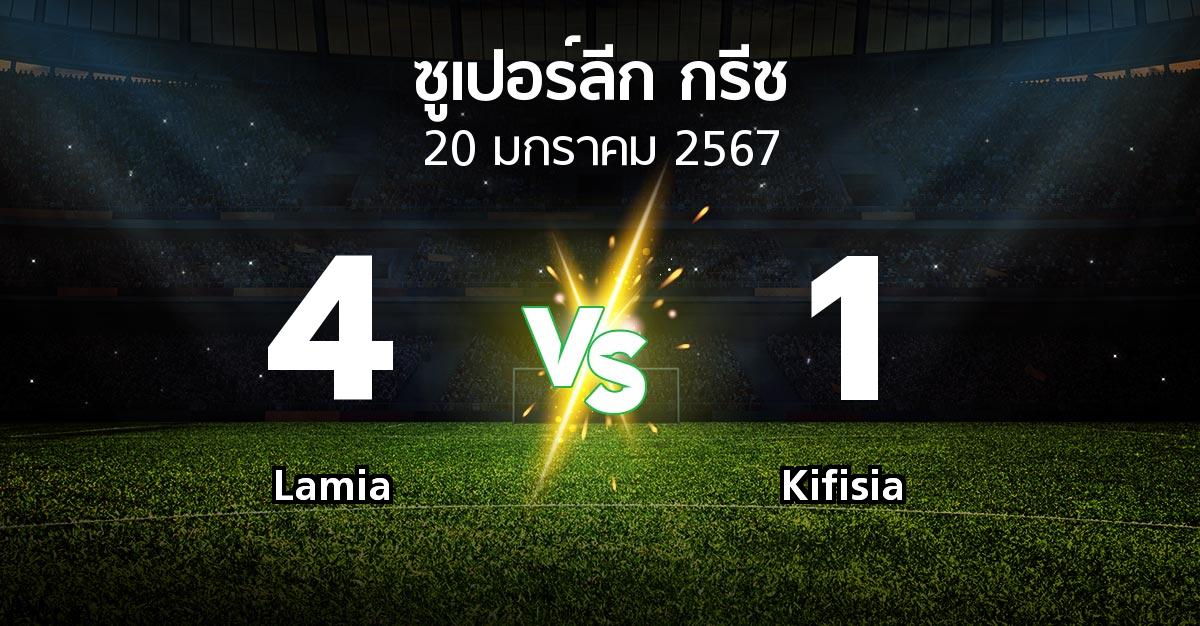 ผลบอล : Lamia vs Kifisia (ซูเปอร์ลีก-กรีซ 2023-2024)