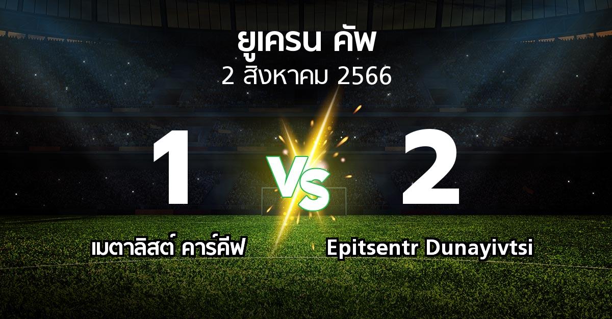 ผลบอล : เมตาลิสต์  vs Epitsentr Dunayivtsi (ยูเครน-คัพ 2023-2024)