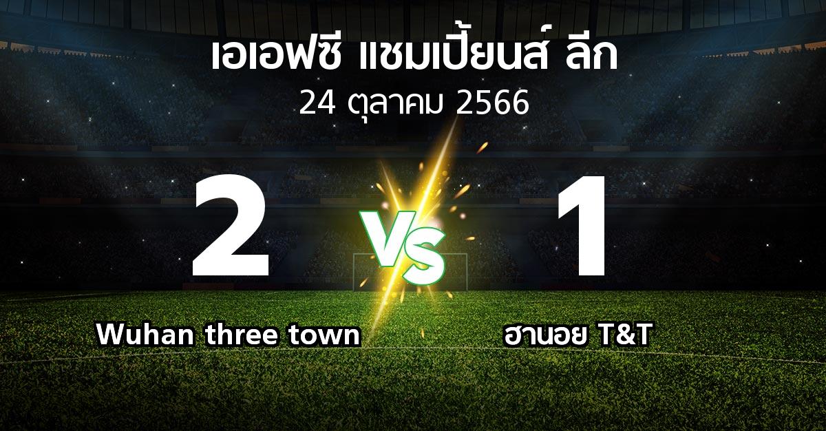 ผลบอล : Wuhan three town vs ฮานอย T&T (เอเอฟซีแชมเปี้ยนส์ลีก 2023-2024)