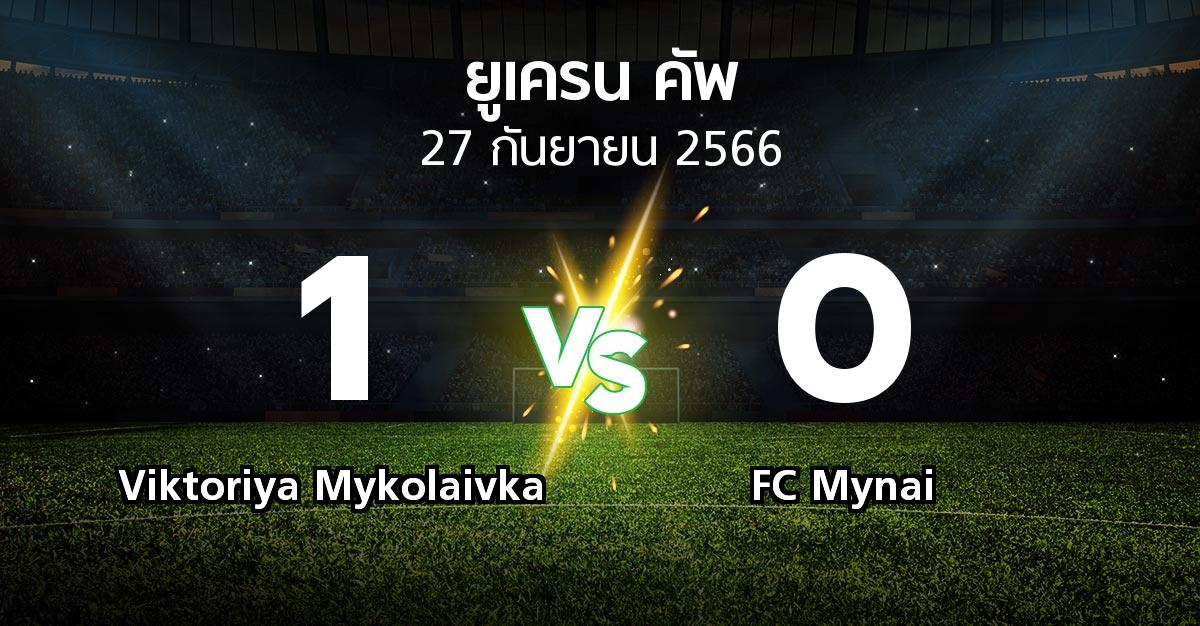 ผลบอล : Viktoriya Mykolaivka vs FC Mynai (ยูเครน-คัพ 2023-2024)