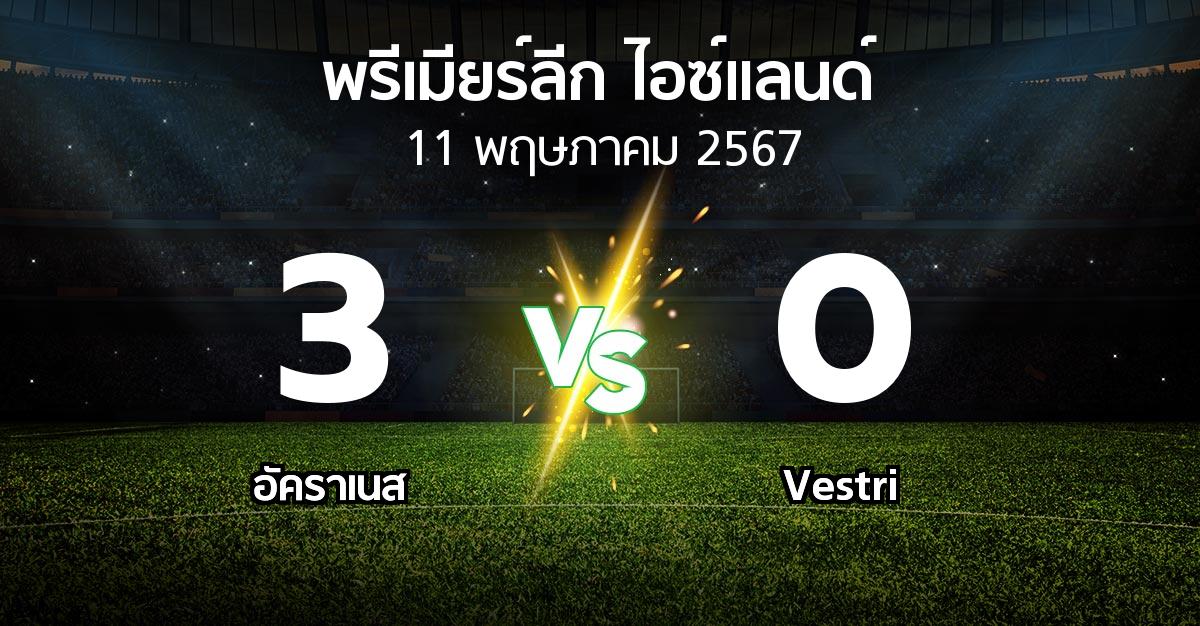 ผลบอล : อัคราเนส vs Vestri (พรีเมียร์ลีก-ไอซ์แลนด์ 2024)
