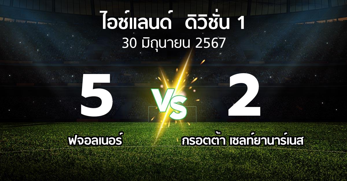 ผลบอล : ฟจอลเนอร์ vs กรอตต้า เซลท์ยานาร์เนส (ไอซ์แลนด์-ดิวิชั่น-1 2024)