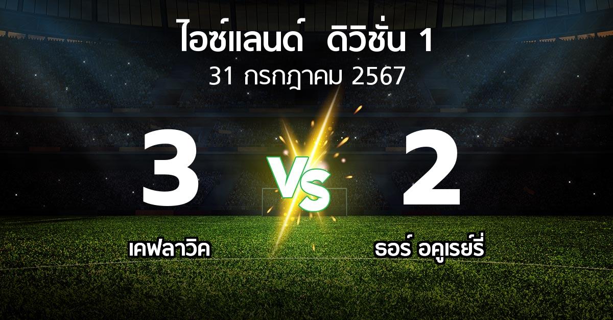 ผลบอล : เคฟลาวิค vs ธอร์ อคูเรย์รี่ (ไอซ์แลนด์-ดิวิชั่น-1 2024)