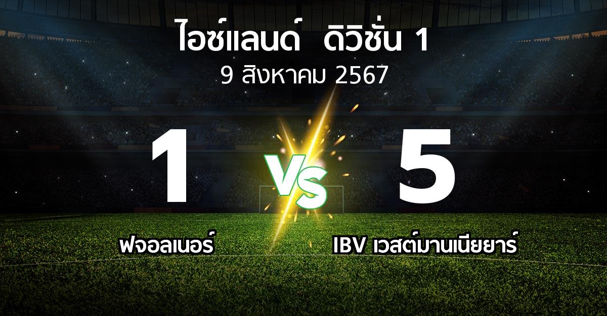 ผลบอล : ฟจอลเนอร์ vs IBV เวสต์มานเนียยาร์ (ไอซ์แลนด์-ดิวิชั่น-1 2024)