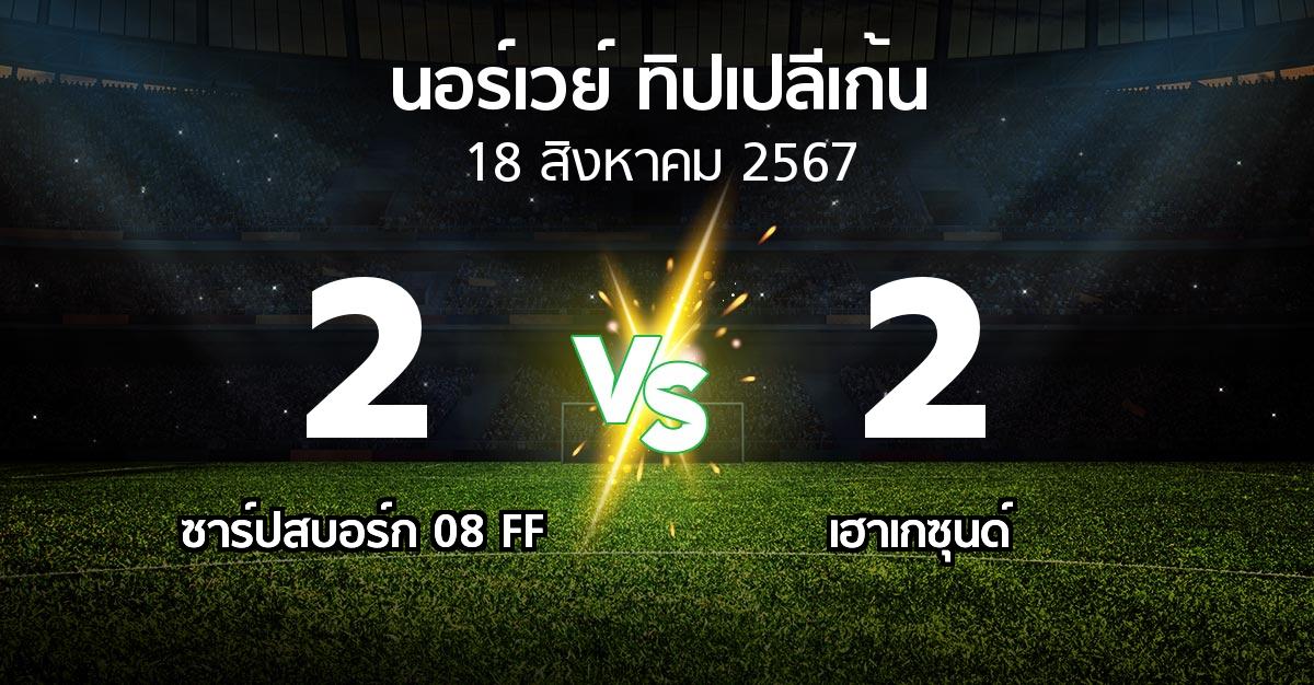 ผลบอล : ซาร์ปสบอร์ก 08 FF vs เฮาเกซุนด์ (นอร์เวย์-ทิปเปลีเก้น 2024)