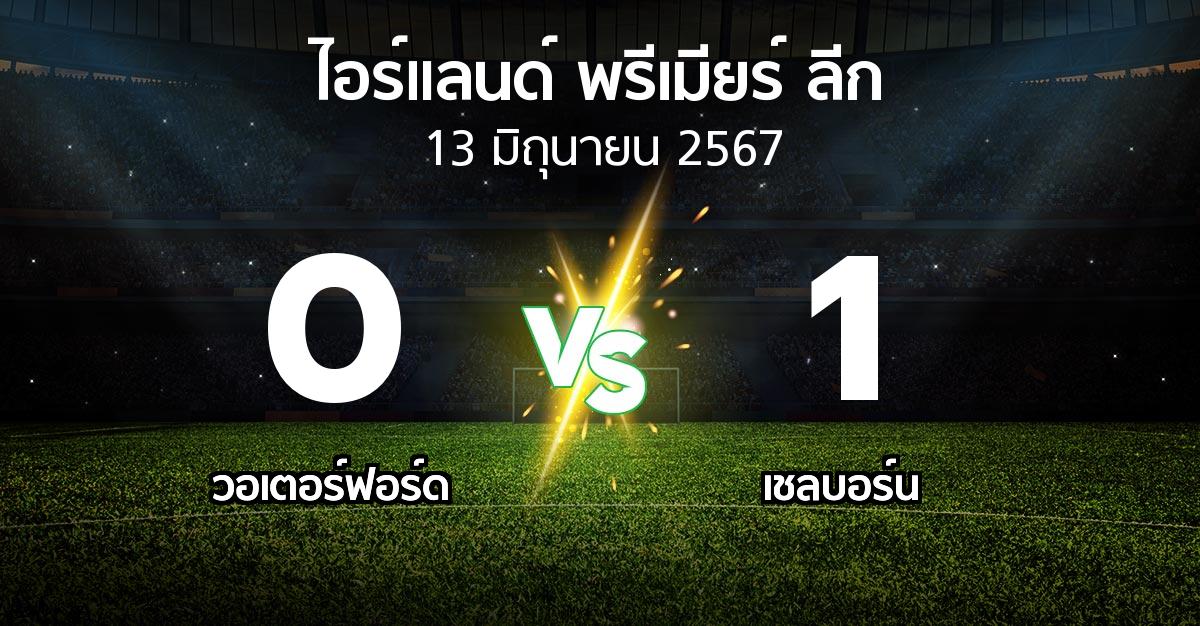 ผลบอล : วอเตอร์ฟอร์ด vs เชลบอร์น (ไอร์แลนด์-พรีเมียร์-ลีก 2024)