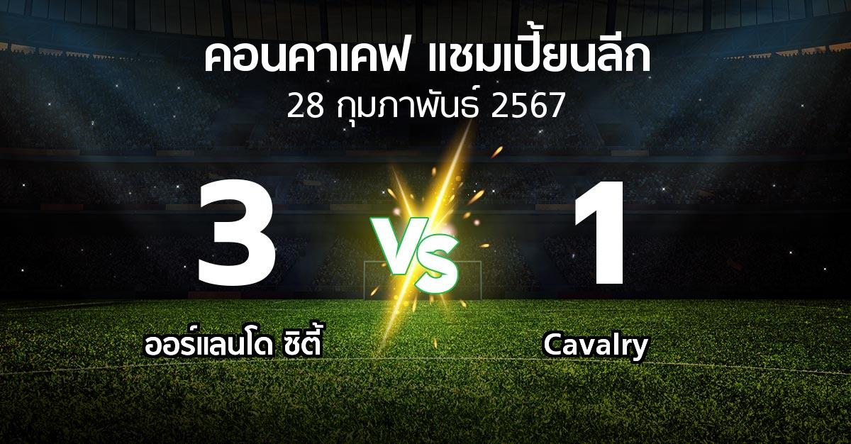 ผลบอล : ออร์แลนโด ซิตี้ vs Cavalry (คอนคาเคฟ-แชมเปี้ยนลีก 2024)