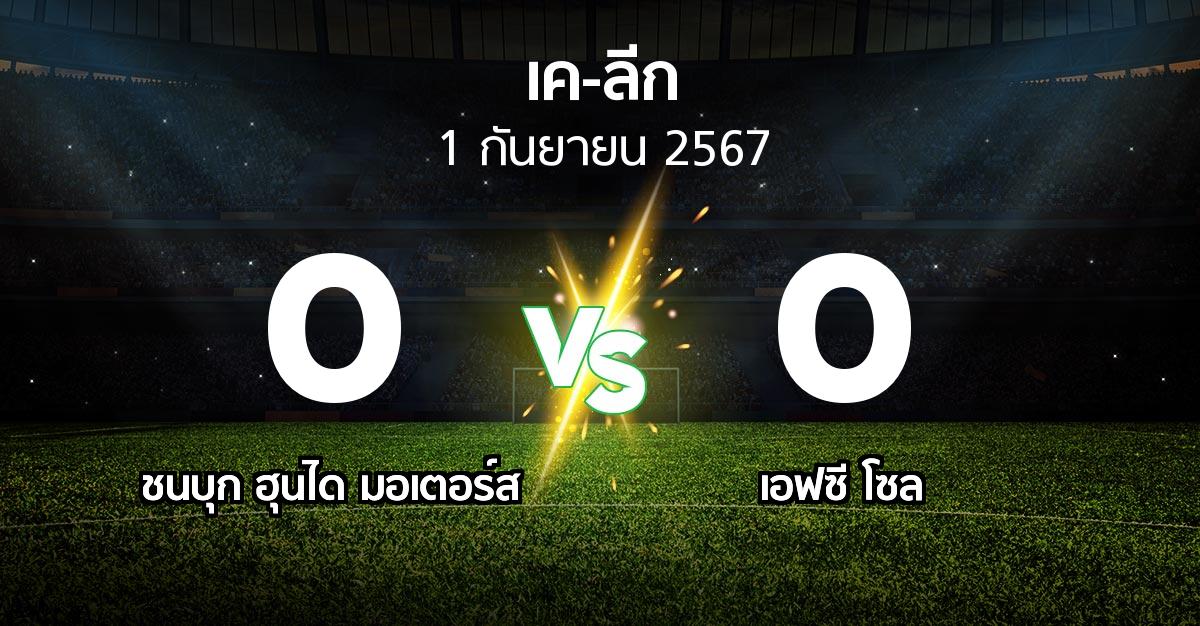 ผลบอล : ชนบุก ฮุนได มอเตอร์ส vs เอฟซี โซล (เค-ลีก 2024)