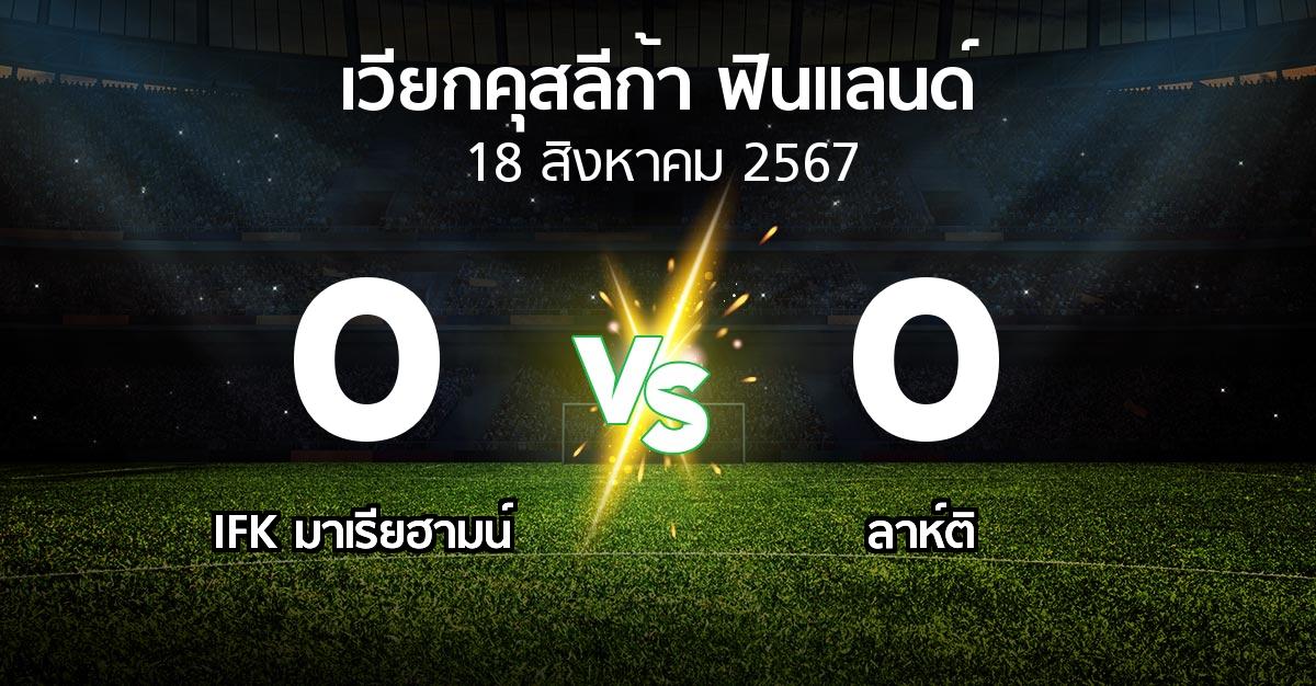 ผลบอล : IFK มาเรียฮามน์ vs ลาห์ติ (เวียกคุสลีก้า-ฟินแลนด์ 2024)