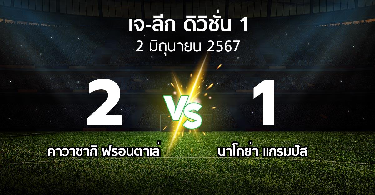 ผลบอล : คาวาซากิ ฟรอนตาเล่ vs นาโกย่า แกรมปัส (เจ-ลีก ดิวิชั่น 1 2024)