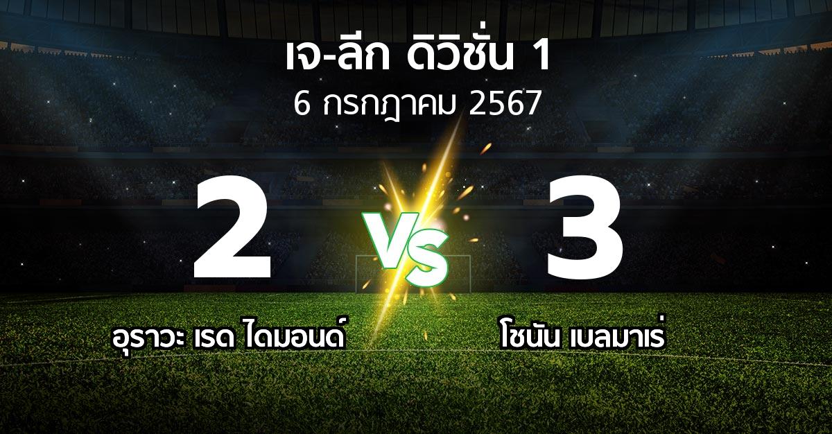 ผลบอล : อุราวะ เรดฯ vs โชนัน เบลมาเร่ (เจ-ลีก ดิวิชั่น 1 2024)